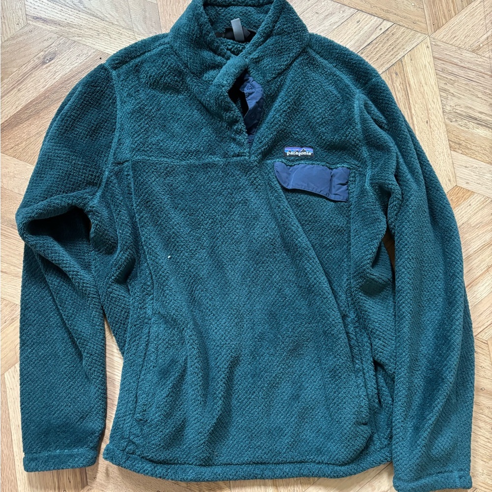 Patagonia Teal Fleece Jacket